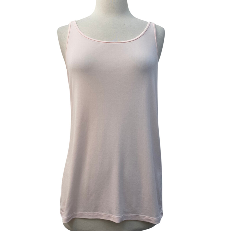 Eileen Fisher Silk Shell<br />
Ballet Pink<br />
Size: Medium<br />
<br />
This Shell would pair beautifully with the Eileen Fisher Mesh Tunic also listed