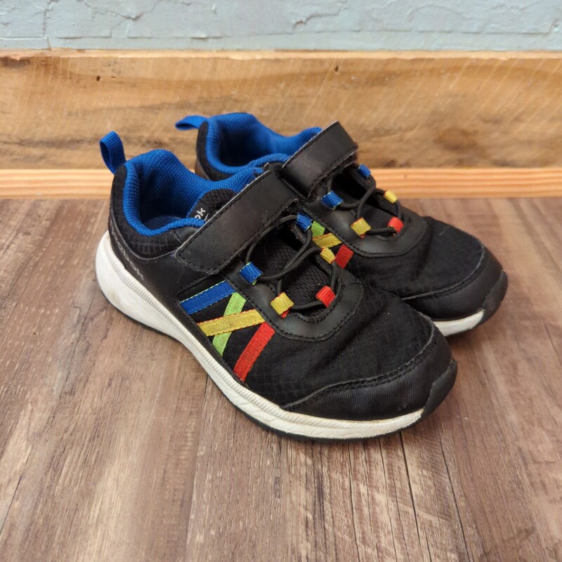 Reebok Colorful Sneaker, Black, Size: Shoes 1
