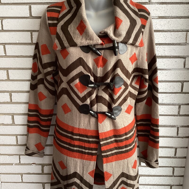 L/s Sweater Azted Prin Bt