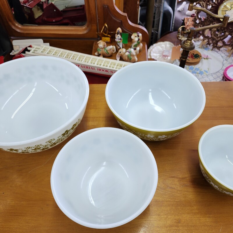 Pyrex 3 Piece Nesting Mixing Bowls Ribbed and 50 similar items