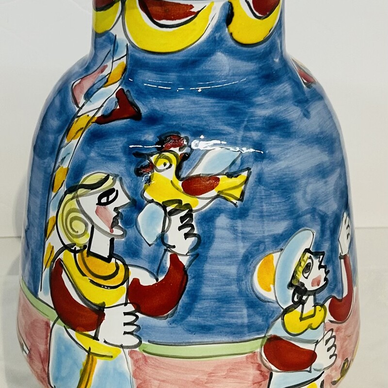 Saks Fifth Ave Italian Handpainted Vase
Multicolored    Size: 7.5 x 11H