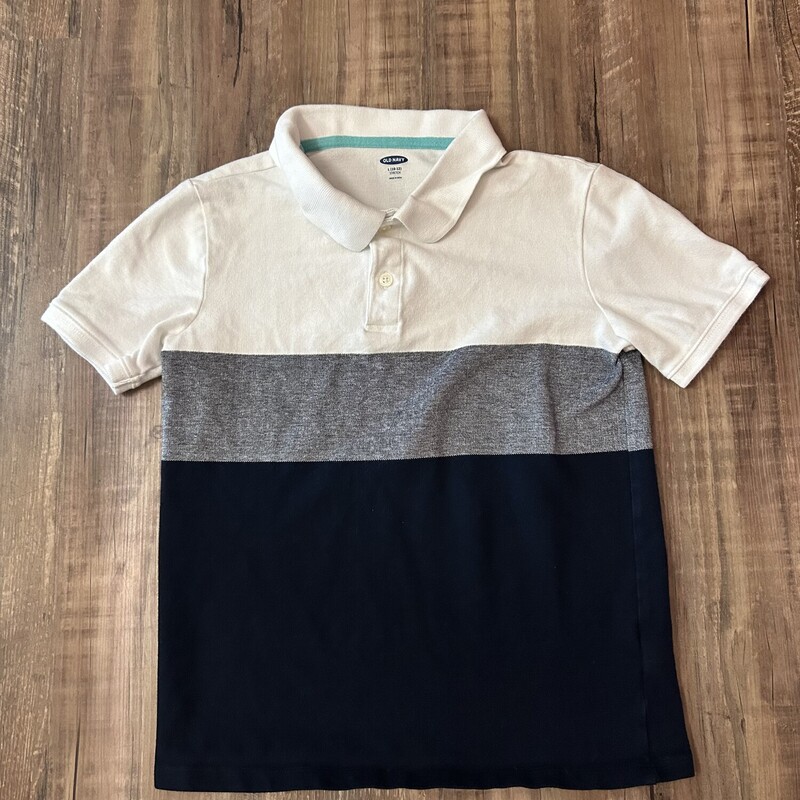 Old Navy Polo Color Block, Navy, Size: Youth M
size 10-12