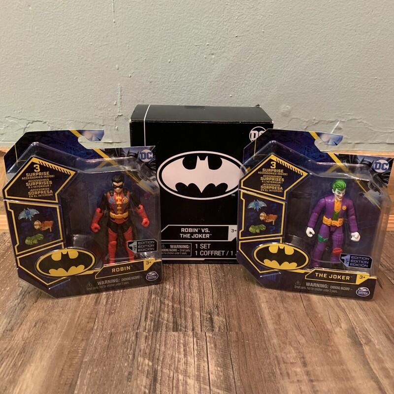 Robin Vs. Joker Set, None, Size: Toy/Game