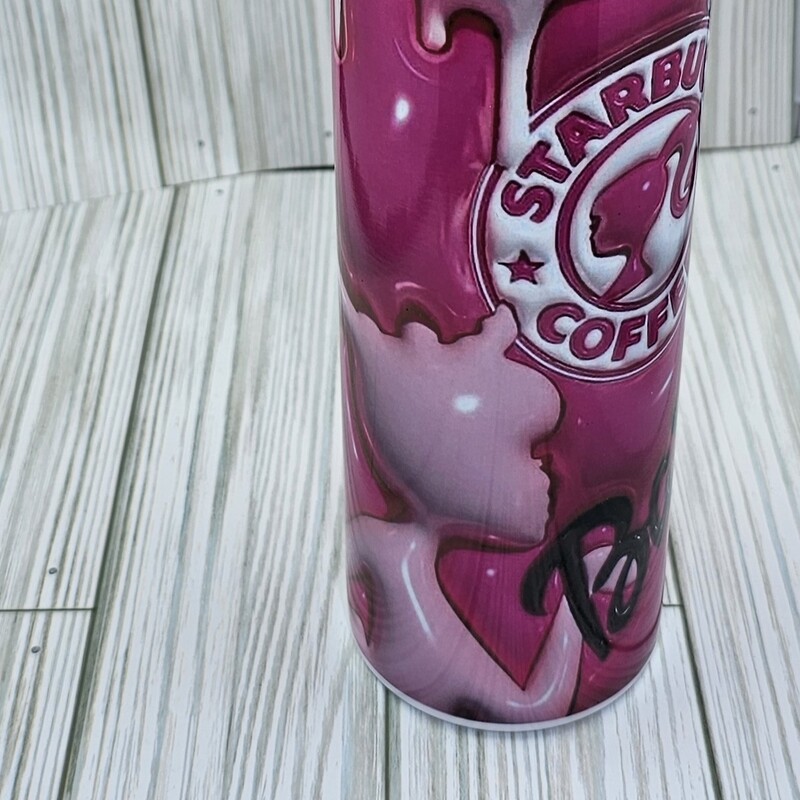 BARBIE STARBUCKS SUBLIMAT, PINK, Size: 20OZ