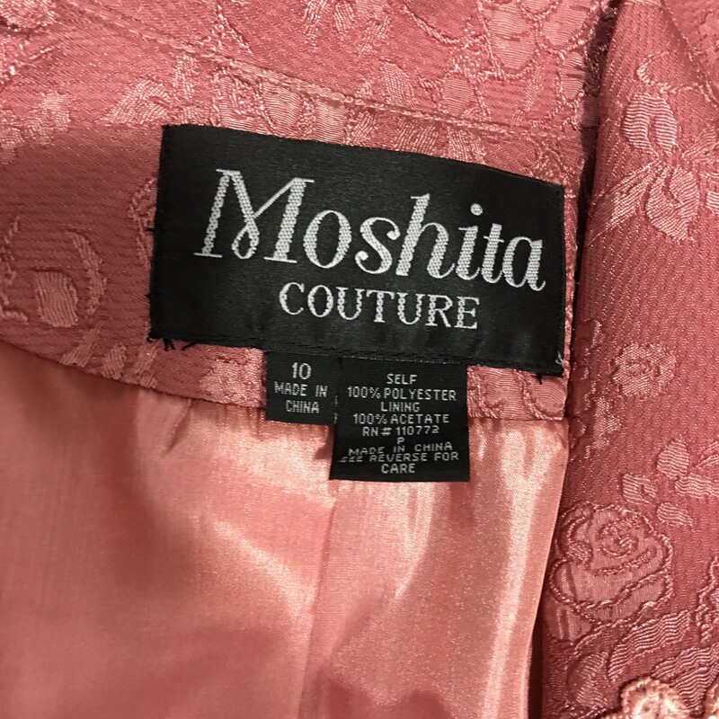 Moshita Couture By Night, Pink, Size: 10