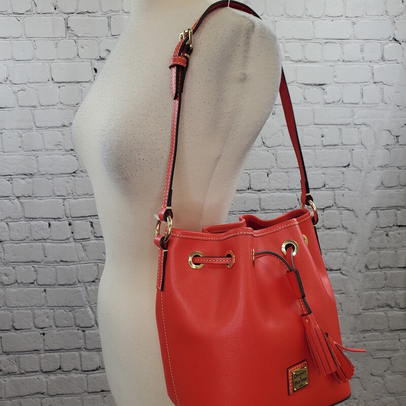 Dooney & Bourke Kendall Pebbled Leather Large Drawstring Bag with