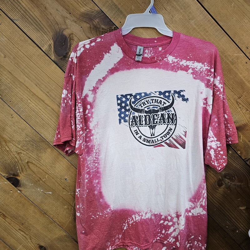 NEW BLEACHED TRY THAT, RED, Size: 2X