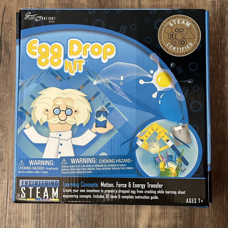 Egg Drop Kit, Blue, Size: 7+ Toys