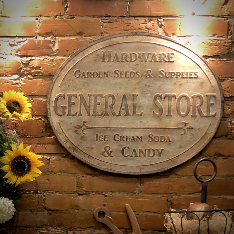 General Store Metal Sign