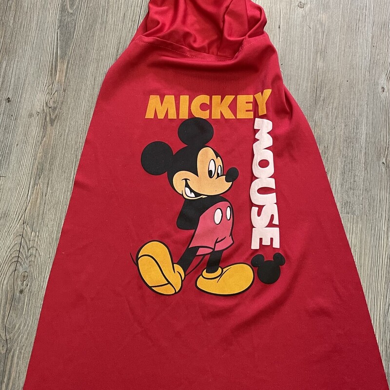 Mickey Cape, Red, Size: 4-6Y
