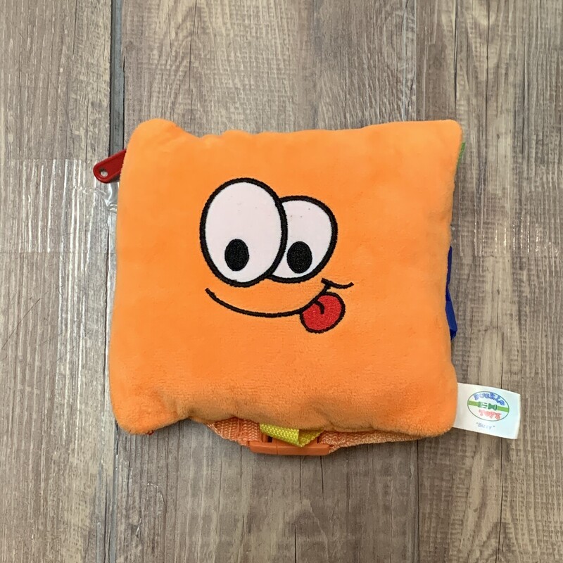 Bizzy Buckle Toys Pillow, Orange, Size: Baby Toys