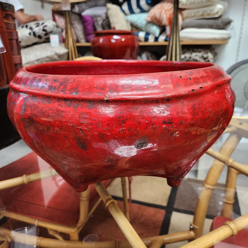 Offering Bowl Burma, Red, Size: None