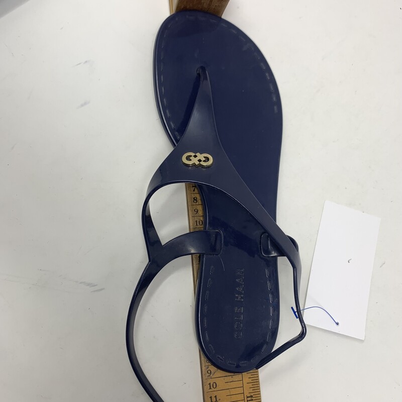 102-358 Cole Haan, Blue, Size: 8<br />
blue plastic sandals