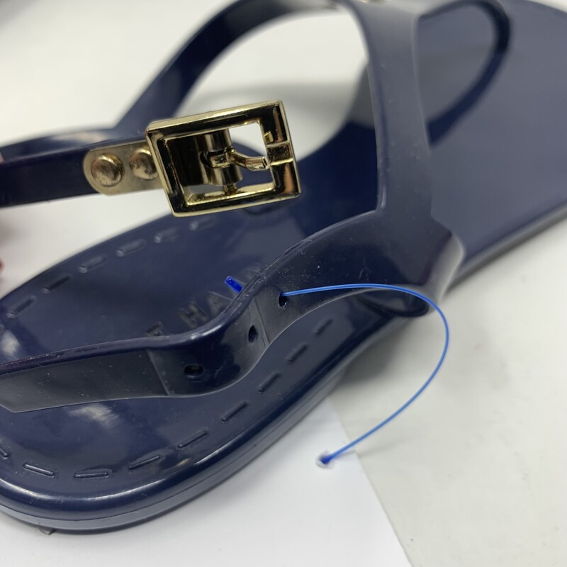 102-358 Cole Haan, Blue, Size: 8<br />
blue plastic sandals