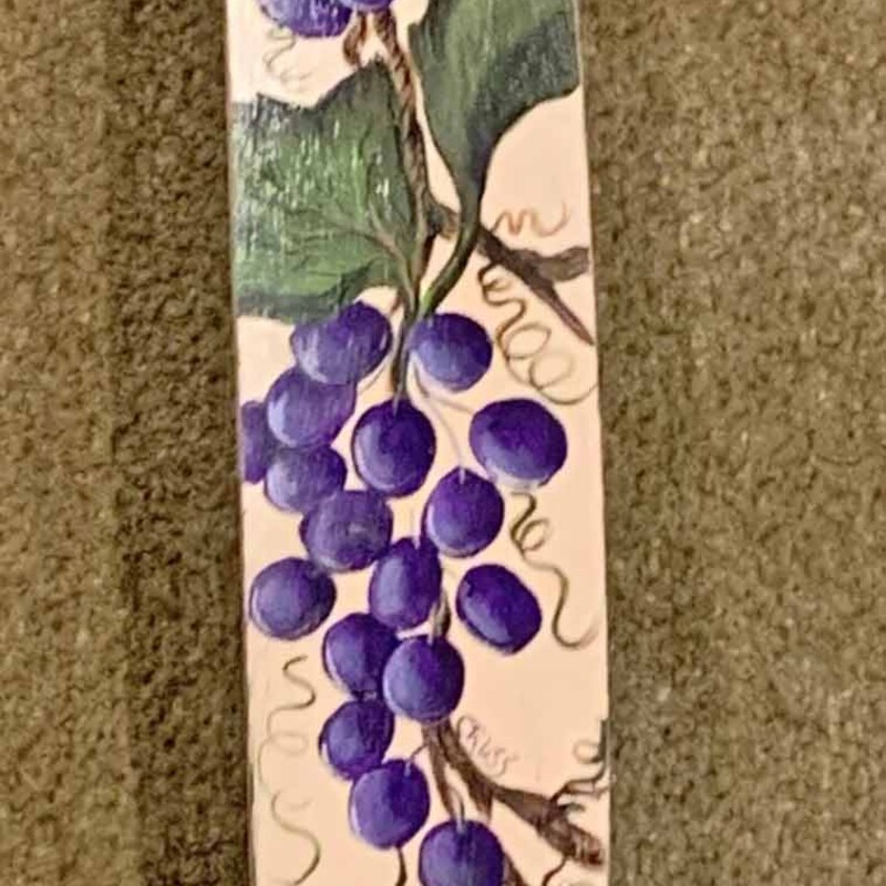 Grapes Barrel Stave