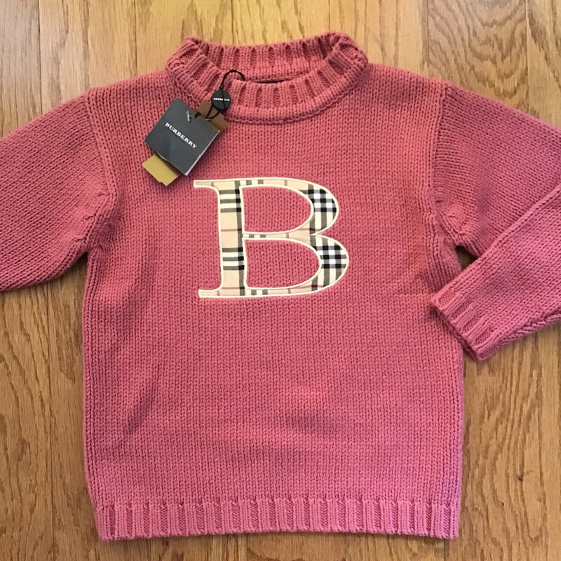 Burberry Sweater NEW, Pink, Size: 5

ALL ONLINE SALES ARE FINAL.
NO RETURNS
REFUNDS
OR EXCHANGES

PLEASE ALLOW AT LEAST 1 WEEK FOR SHIPMENT. THANK YOU FOR SHOPPING SMALL!