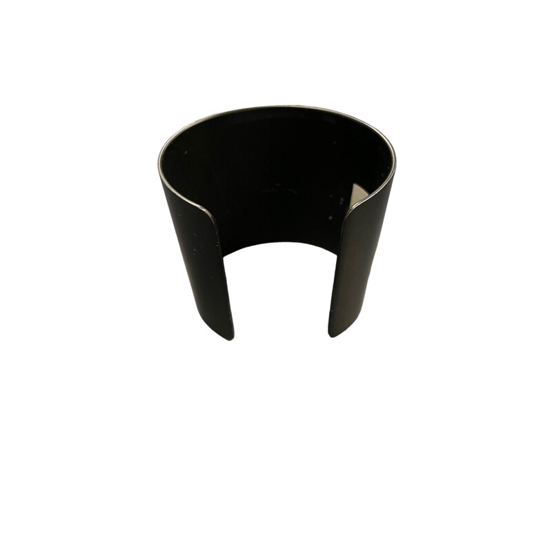 VLTN Blacktone Logo Cuff Bracelet<br />
<br />
This blacktone cuff bracelet is finished with contrast logo lettering.<br />
<br />
Made in Italy<br />
<br />
Diameter, about 2.56<br />
<br />
New With Tags