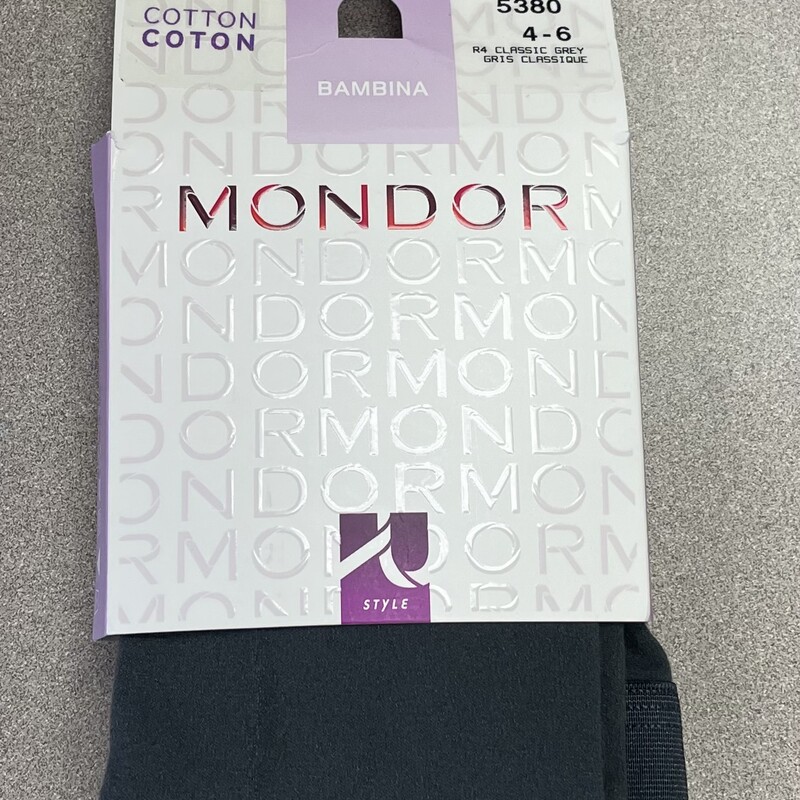 Mondor Tights, Grey, Size: 4-6Y
NEW