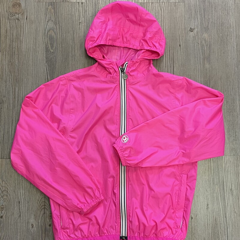 08 Rainjacket, Pink, Size: 8Y