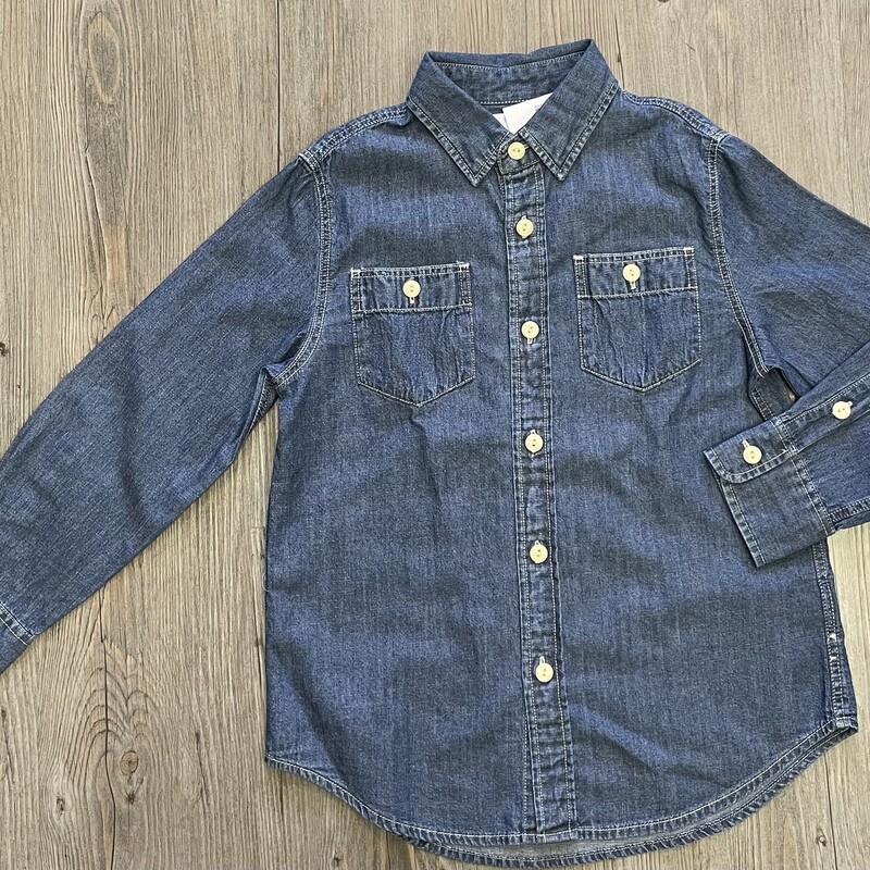 Crewcuts Chambray Shirt, Blue, Size: 6-7Y
NEW