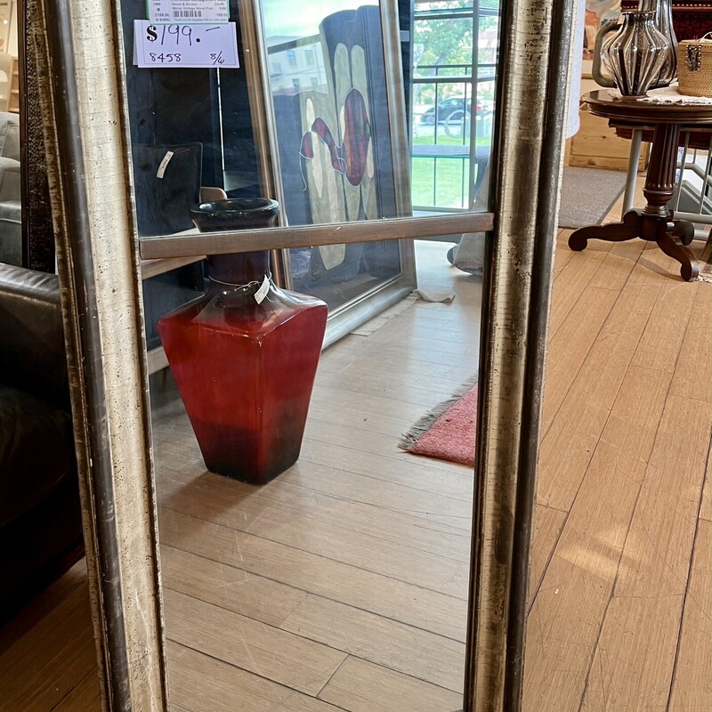 Mirror Vintage Wood Frame, -, Size: 24x49