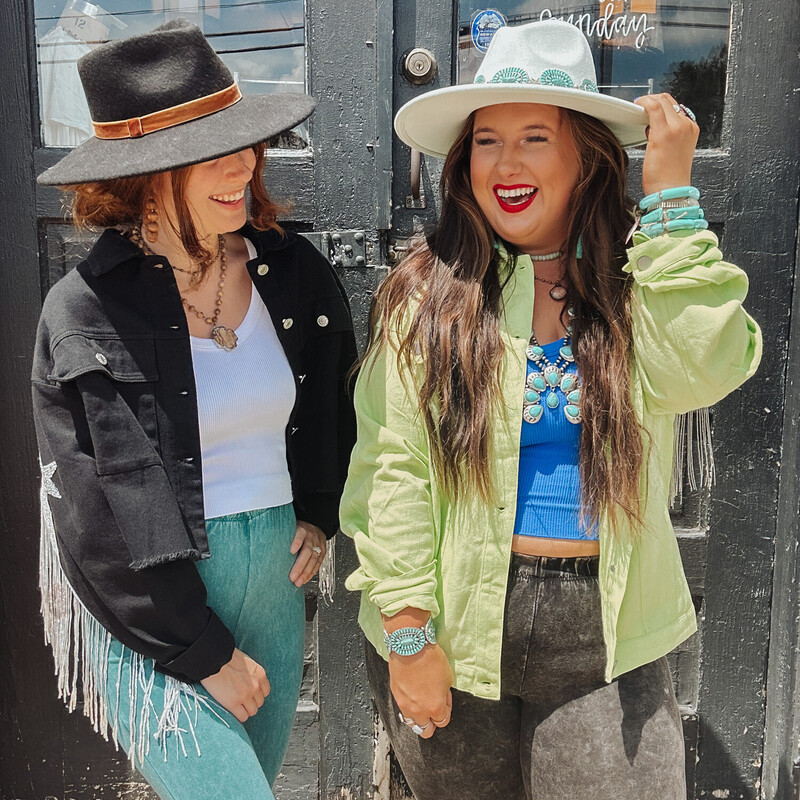 The STAR of the show! This jacket is perfect to stand out in any crowd! Snag this for your favorite concert, dinner, or wear it just to the grocery store just because you're that fabulous!<br />
Available in sizes S, M, and L! Check out the sister listing 'Lime Sequin Star Jacket' in Lime Green.<br />
Anna is wearing a size Small.
