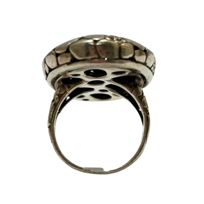 The Luxury of Bali .925 Oval Bouquet Ring<br />
Silver<br />
Size: 7