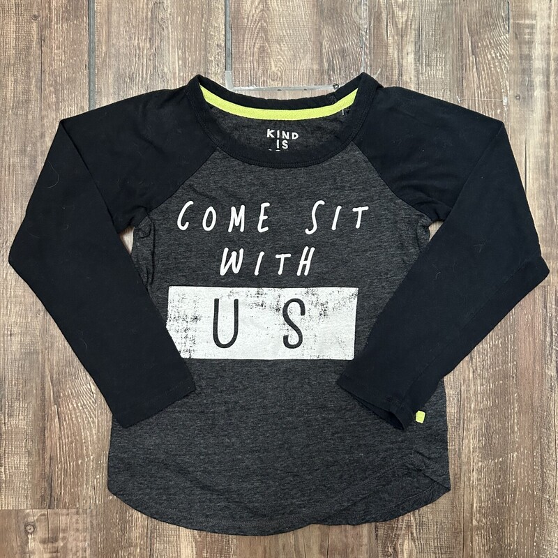 Come Sit With Us Shirt, Black, Size: Youth M