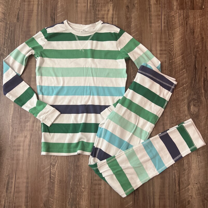 Primary Stripe Green PJ, Green, Size: Youth L
size 14