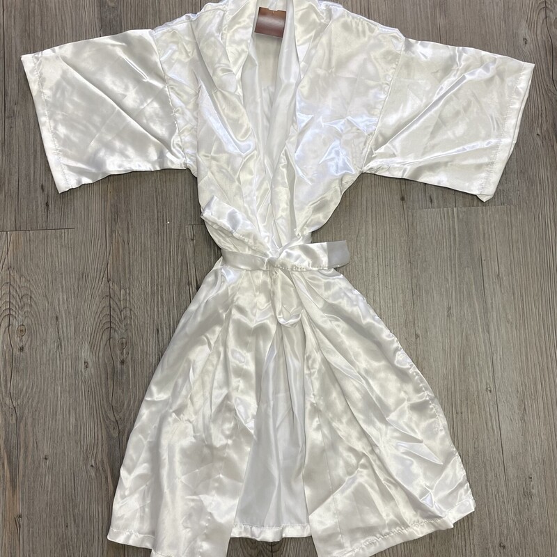 Robe, White, Size: 10Y