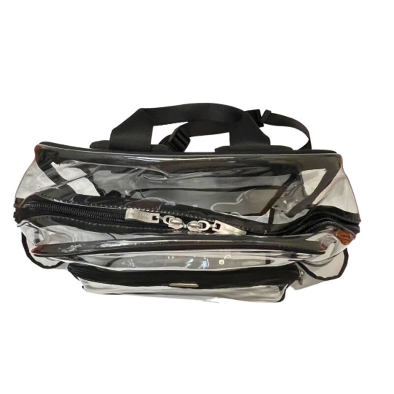 Baggallini Clear Backpack
Event Compliant Large Backpack
Lightweight, water-resistant
Adjustable backpack straps
Clear, see-through design is approved for most events
Fits most plus sized cell phones
Laptop dimensions: 10 H x 13 W
Exterior water bottle pocket
Exterior dimensions: 11 w x 15 h x 5.5 d