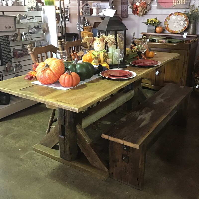 Dining Table/Bench/Chairs