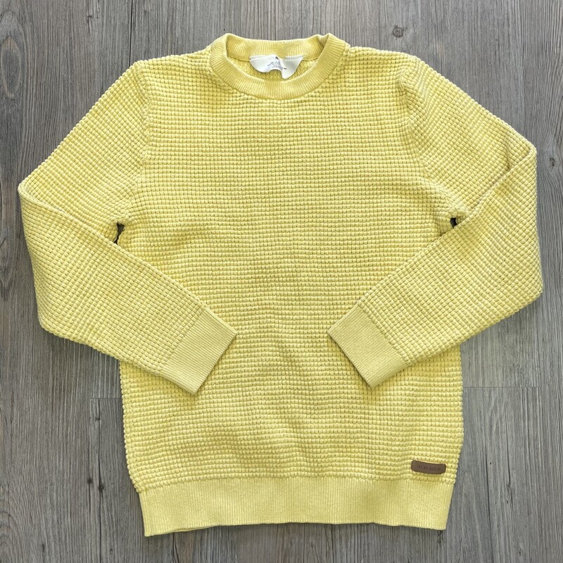 H&M LS Knit Tee, Yellow, Size: 8-10Y