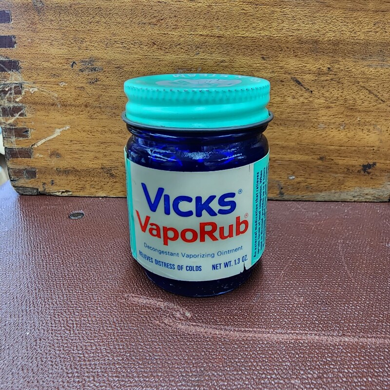 Vics Vaporub, Cobalt, Size: W/Lid