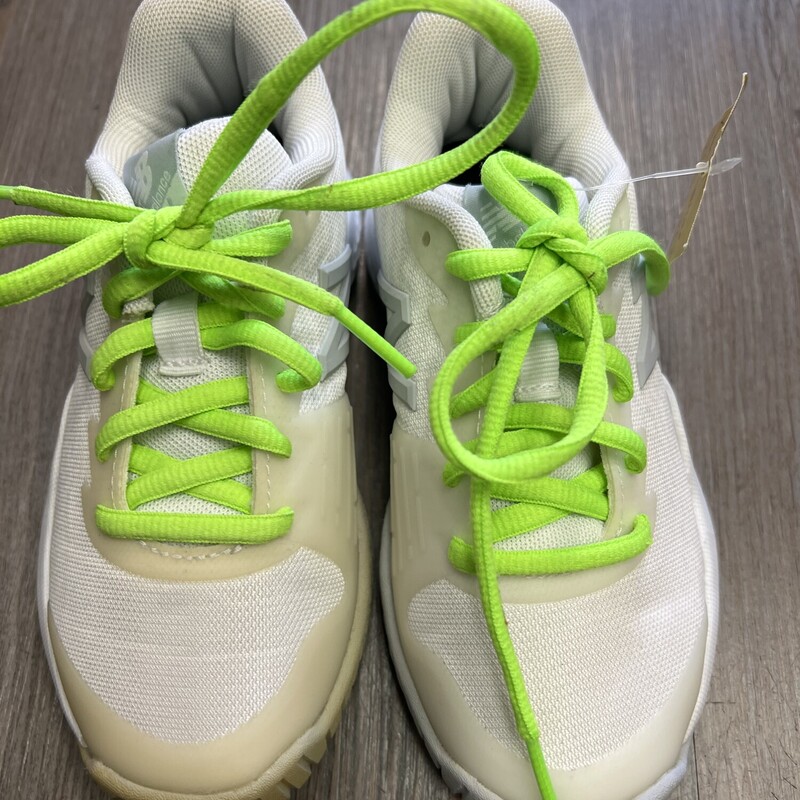 New Balance Tennis Shoes, White, Size11.5Y
Left Shoe Sun Bleached