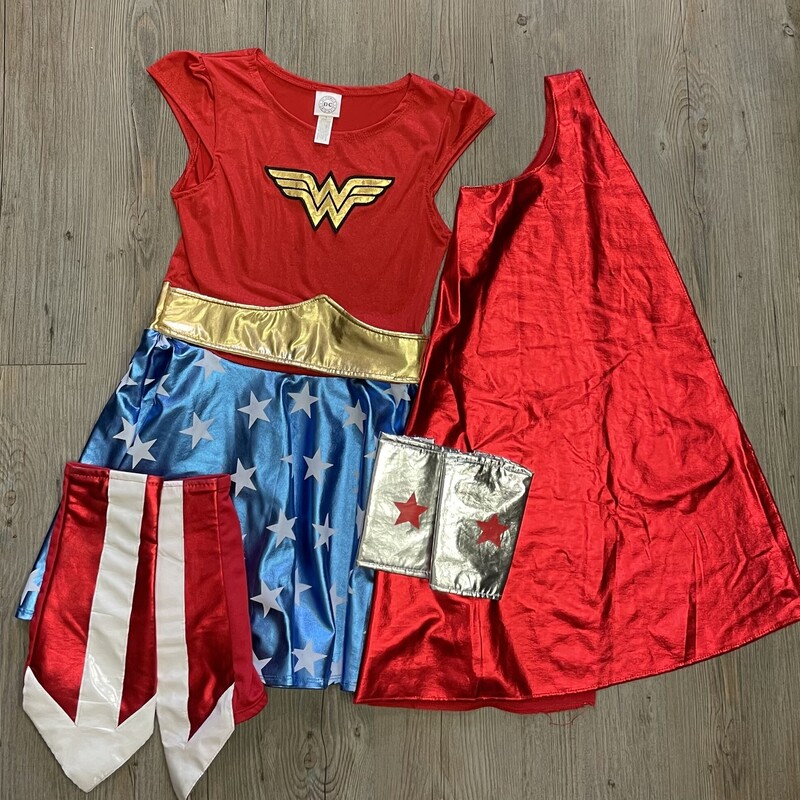 Wonder Woman Costumes, Red, Size: 8Y