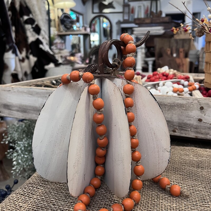 Wood Orange Beads