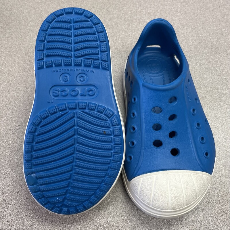 Crocs Sandals, Blue, Size: 6T