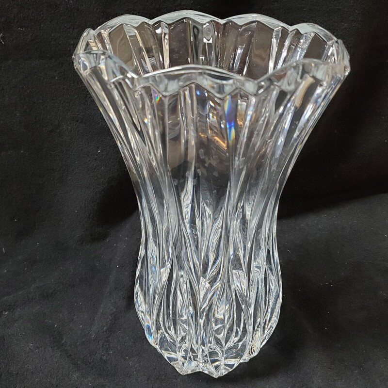 Crystal Tulip Vase, Clear, Size: 12