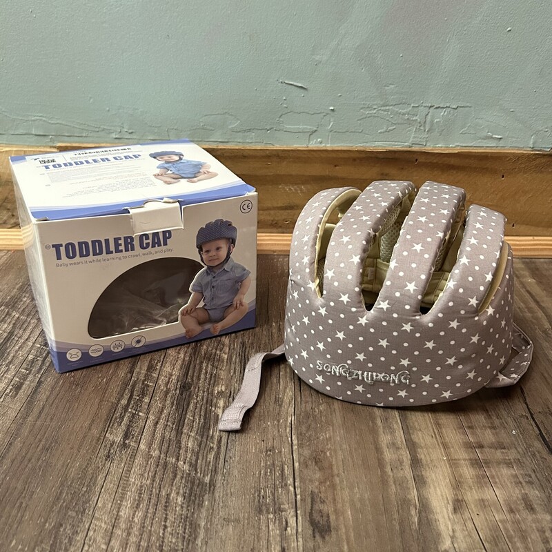 Toddler Cap Safety Helmet, Blue, Size: Baby Gear