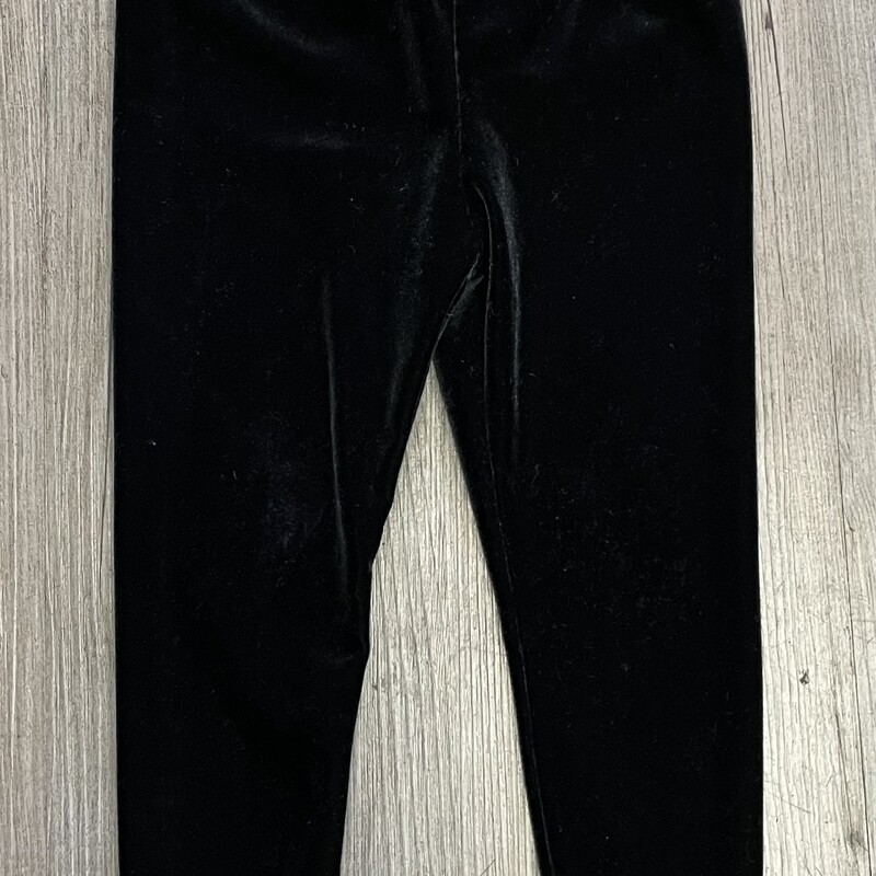 Gap Velour Legging, Black, Size: 2Y