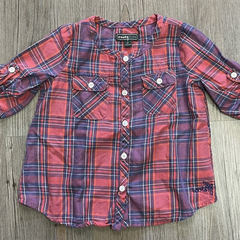 Roots Kids Shirt, Multi, Size: 2Y
