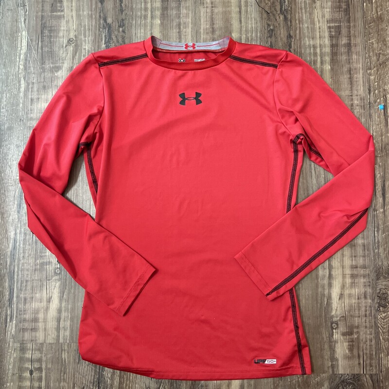 Under Armour Undertop, Red, Size: Youth L