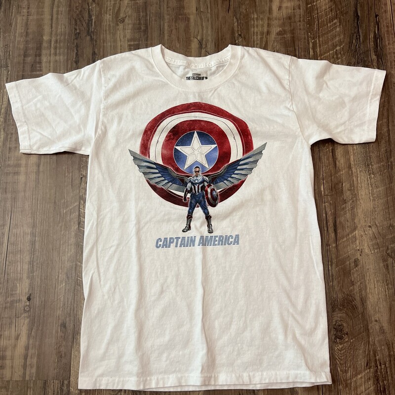Captain America, White, Size: Adult S
