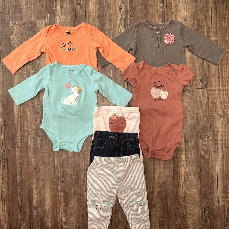 Carters S/7 Mix Set, Multi, Size: Baby 6m