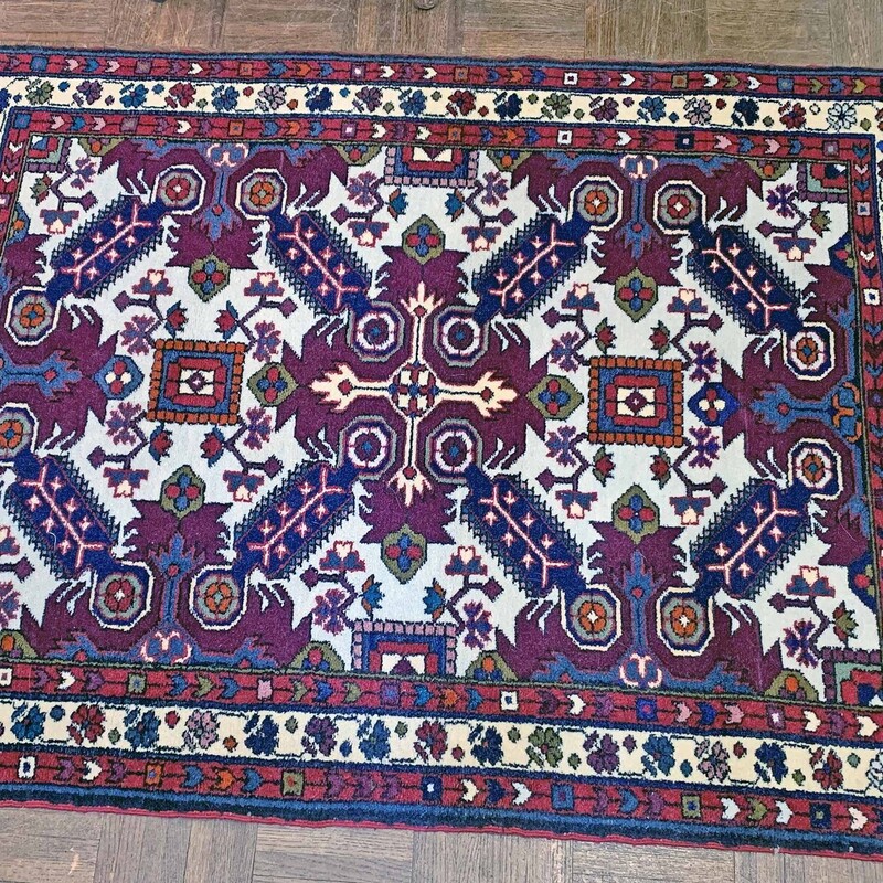 37 X 53 Red Multi Rug