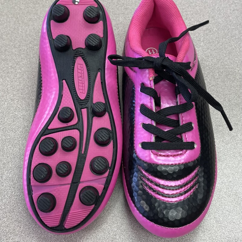 Vizari Soccer Cleats, Pink, Size: 11Y