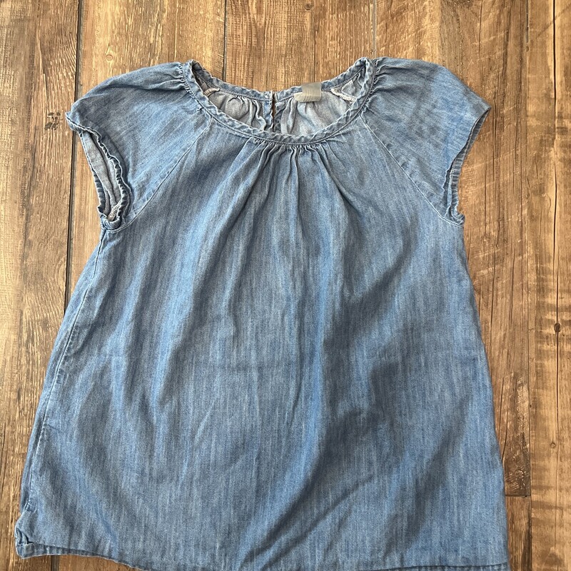 Primary Denim Top, Blue, Size: Youth S