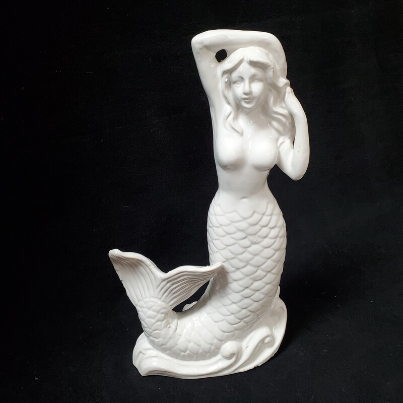 Mermaid, White, Size: 15