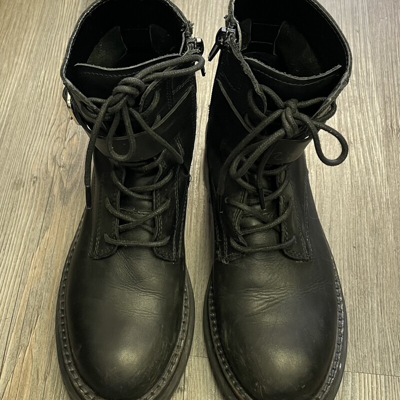 Zara Fall Boots, Black, Size: 1Y